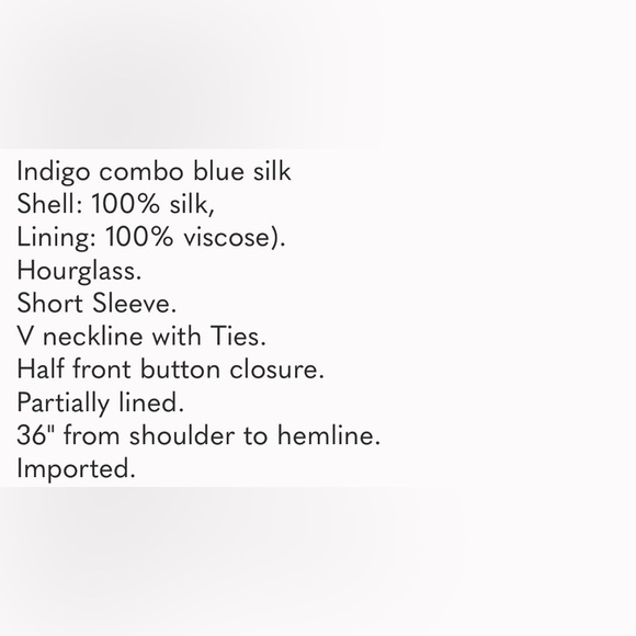 Rebecca Taylor Indigo dress size 10 - Picture 6 of 11